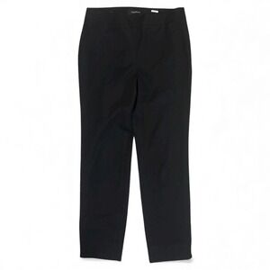 Talbots Chatham Ankle Pants Black Size 2 Slim Fit Stretch Business Workwear